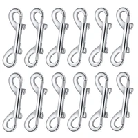 double ended bolt snap hooks heavy duty trigger chain marine grade metal clips for farm use water bucket dog leash horse tack