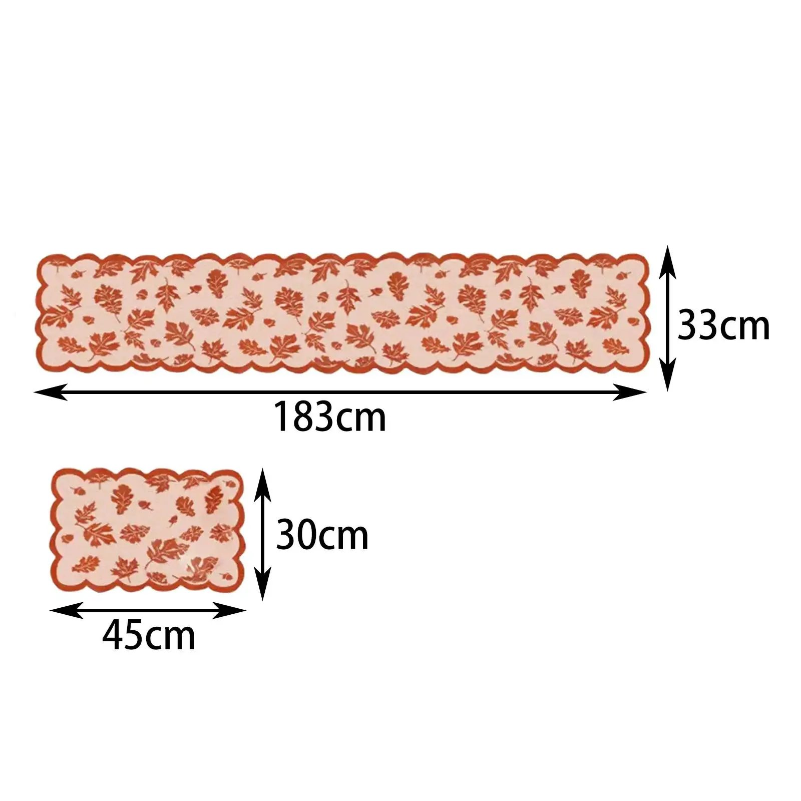 

Lace Desk Runner and Placemats Set, Fall Dinner Parties Harvest festival Classical Parties Gatherings Tablecloth Decor