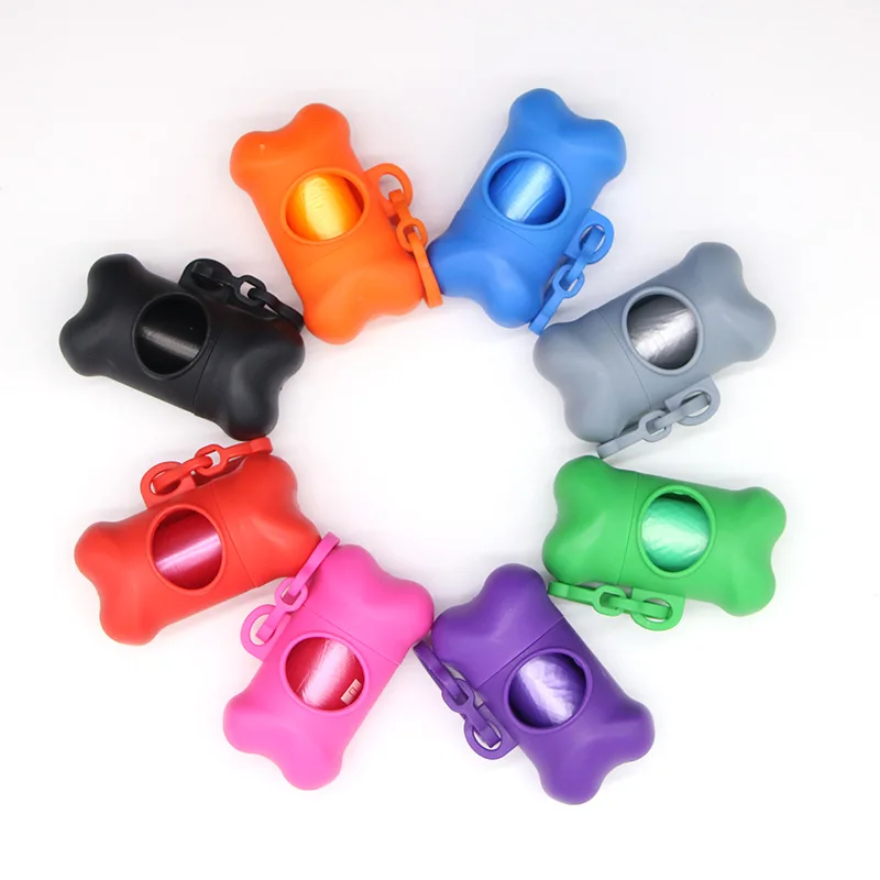 

Pet Waste Bag Dispenser For Dog Waste Bag Holder Plastic Garbage Bag Dispenser Carrier Case Dog Pet 10 Roll Waste Poop Bags