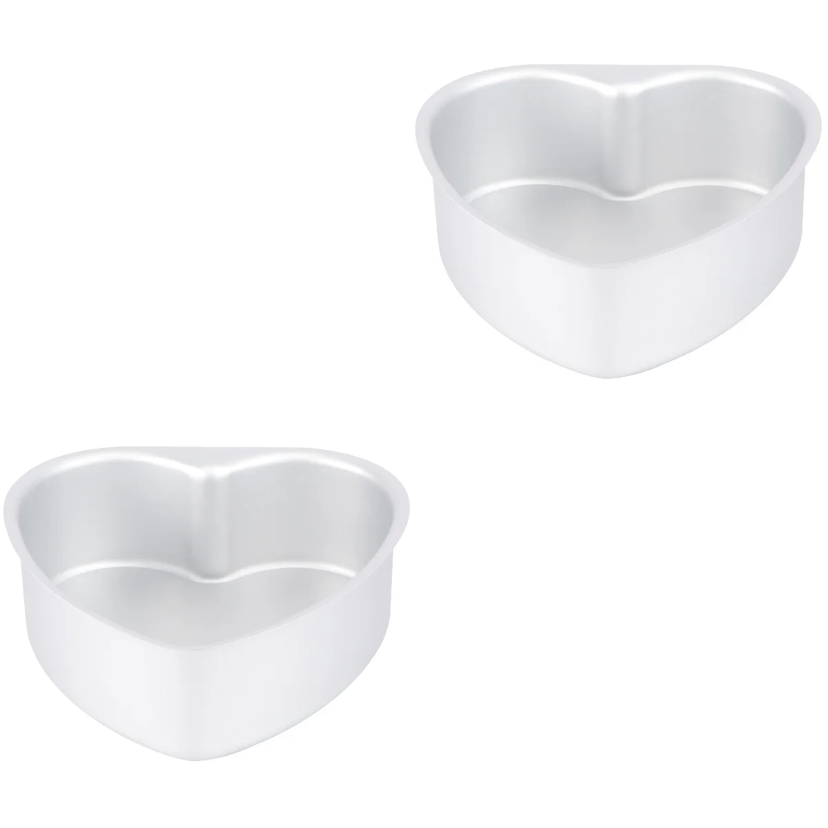 

Cake Heart Baking Pan Shaped Aluminum Molds Chocolate Tray Accessories Bottom Sheet Removable Trays Bakeware Pies Pudding