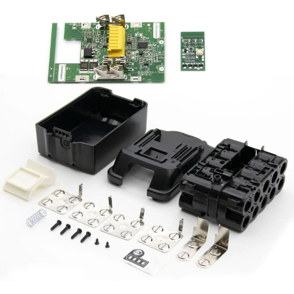 

Plastic Case Nesting Cell Protection Detection Protection Board PCB for Makita 18V BL1840 BL1850 BL1830 Battery 2Set