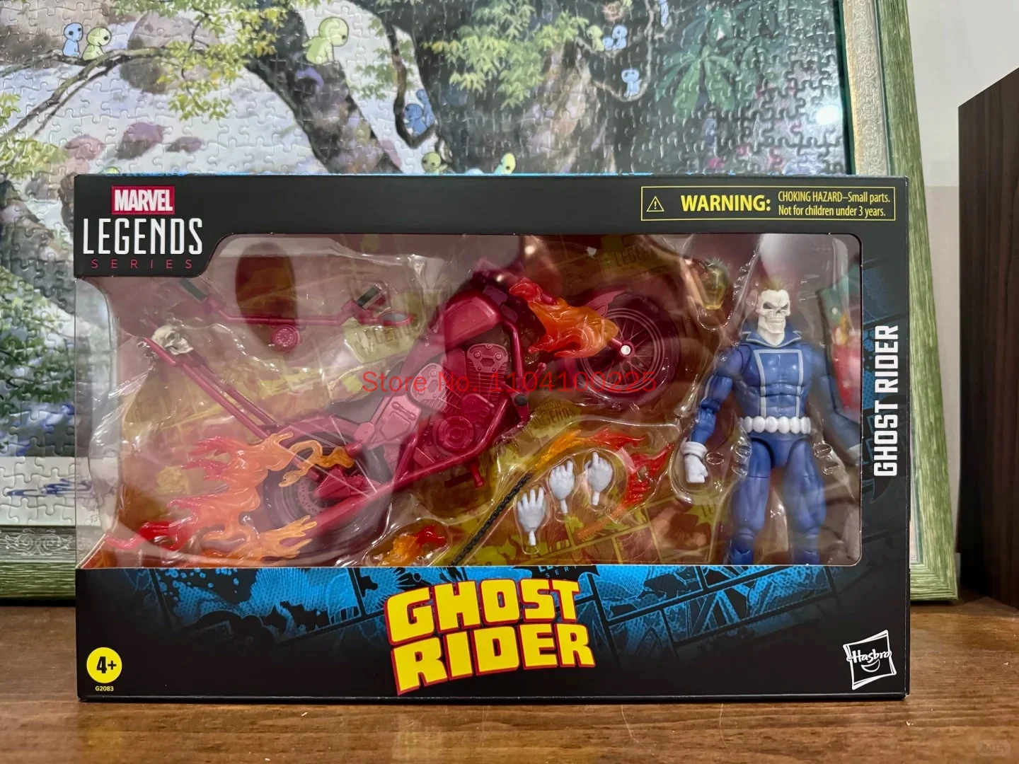 Оригинальная фигурка Marvel Legends Ghost Rider Johnny Blaze с мотоциклом, 6 дюймов, коллекционная модель, игрушка, украшение, подарок (art.: 3920dae75429a) - 3920dae75429a