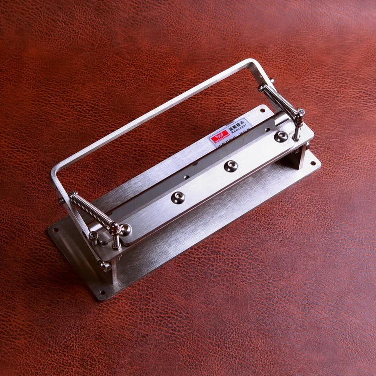 

22CM Hand Type Leather Splitting Tool Manual Leather Peeler Shoveler Leather Thinning Machine Shovel Edge Peeler