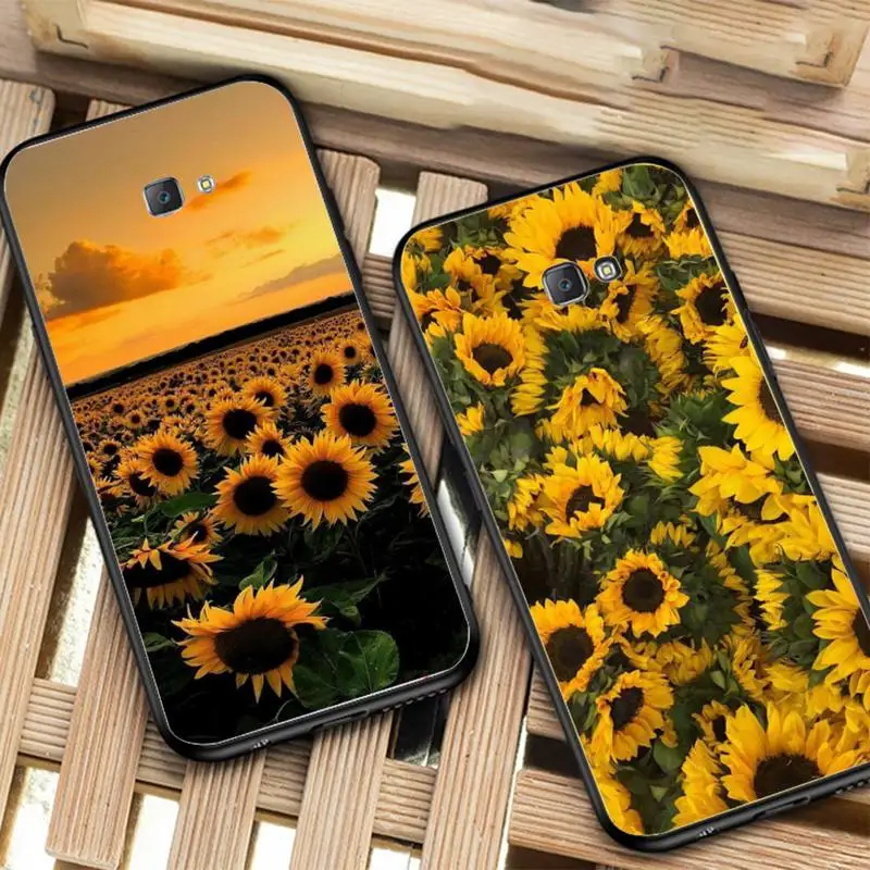 

Sun Flower Phone Case for Samsung J 2 3 4 5 6 7 8 prime plus 2018 2017 2016 core
