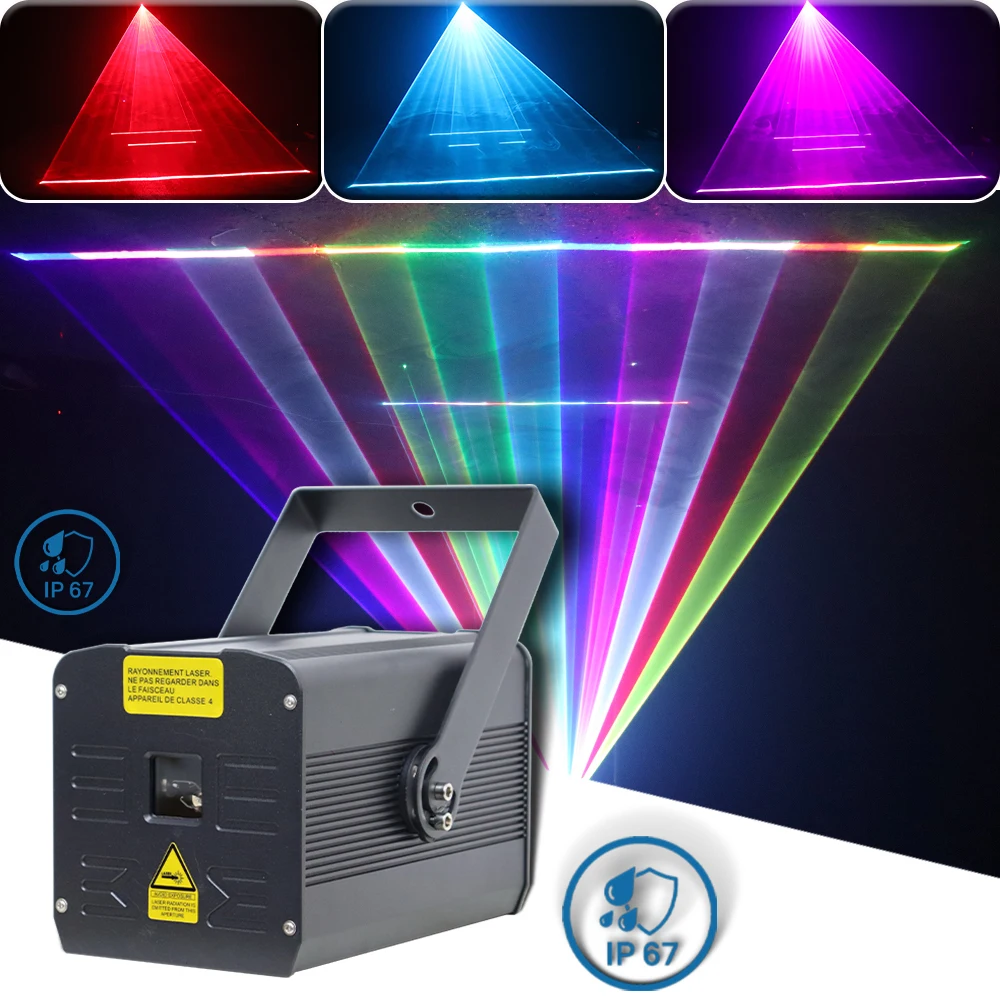 Водонепроницаемый лазерный проектор YUER 5 Вт IP67 со звездой звездным небом