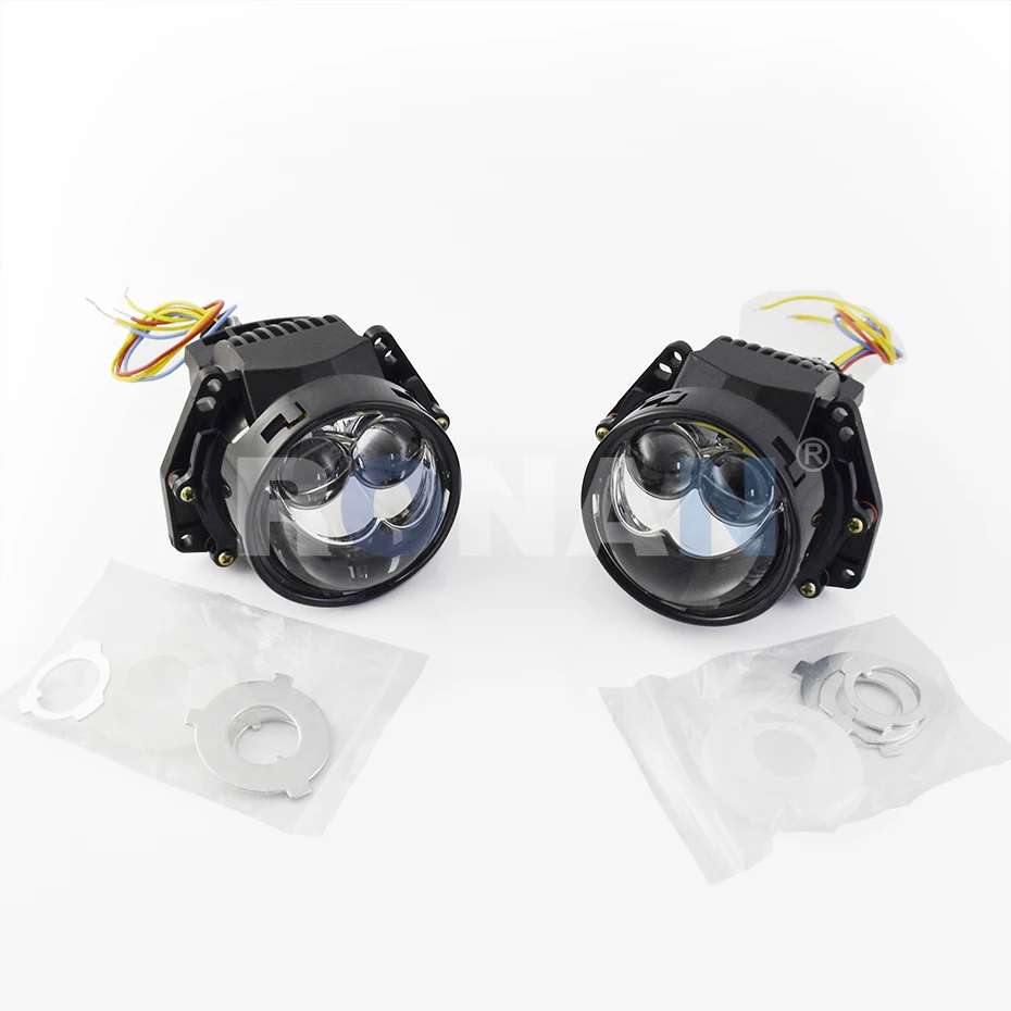 Ronan 2 шт. 3 дюйма 70 Вт 6000KBi-LED Hyperboloid H1Socket объектив проектора для Hella 3R H1 H4 H7 9005/9006