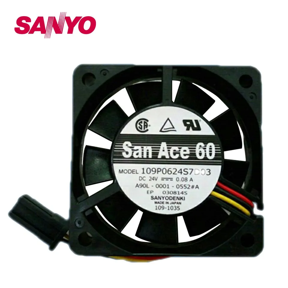 A90L-0001-0552 # A 109P0624S7D03 6015 60 см 60 мм 24 В 0.08a охлаждающий вентилятор