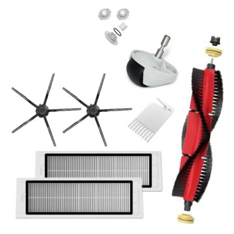 

Фильтр основной щетки, черная боковая щетка для пылесосов Xiaomi Roborock S50, S51, S55, S5 Max, S6