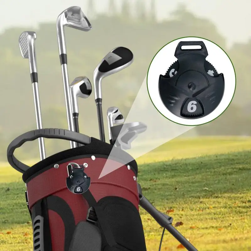 Чехлы для гольф-клубов большие Сменные этикетки с вращающимся номером женских и