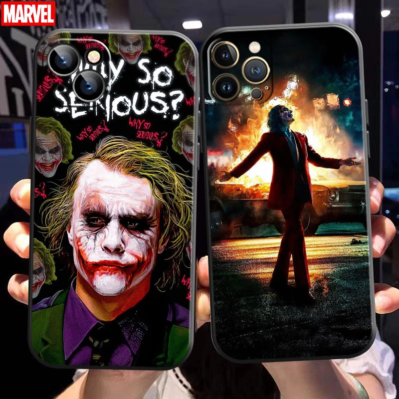 

Funny Joker Clown For Apple iPhone 13 12 11 Pro 12 13 Mini X XR XS Max 5 6 6S 7 8 Plus SE2020 Phone Case Silicone Cover Funda