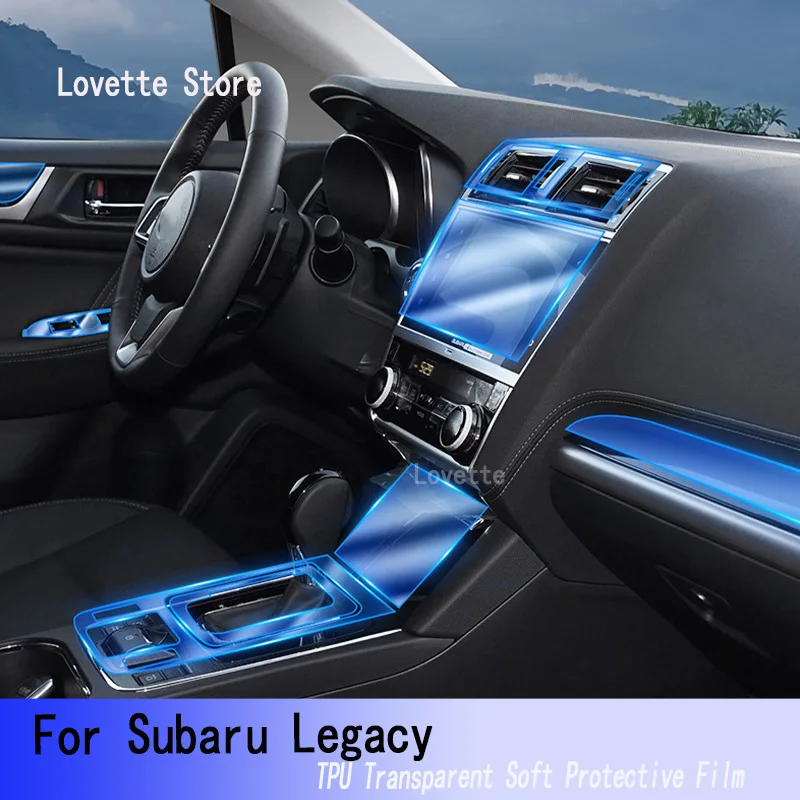 

TPU Car Interior Gear Dashboard Protective Film Transparent For Subaru Legacy(2016-2020) Anti-scratch Accessories