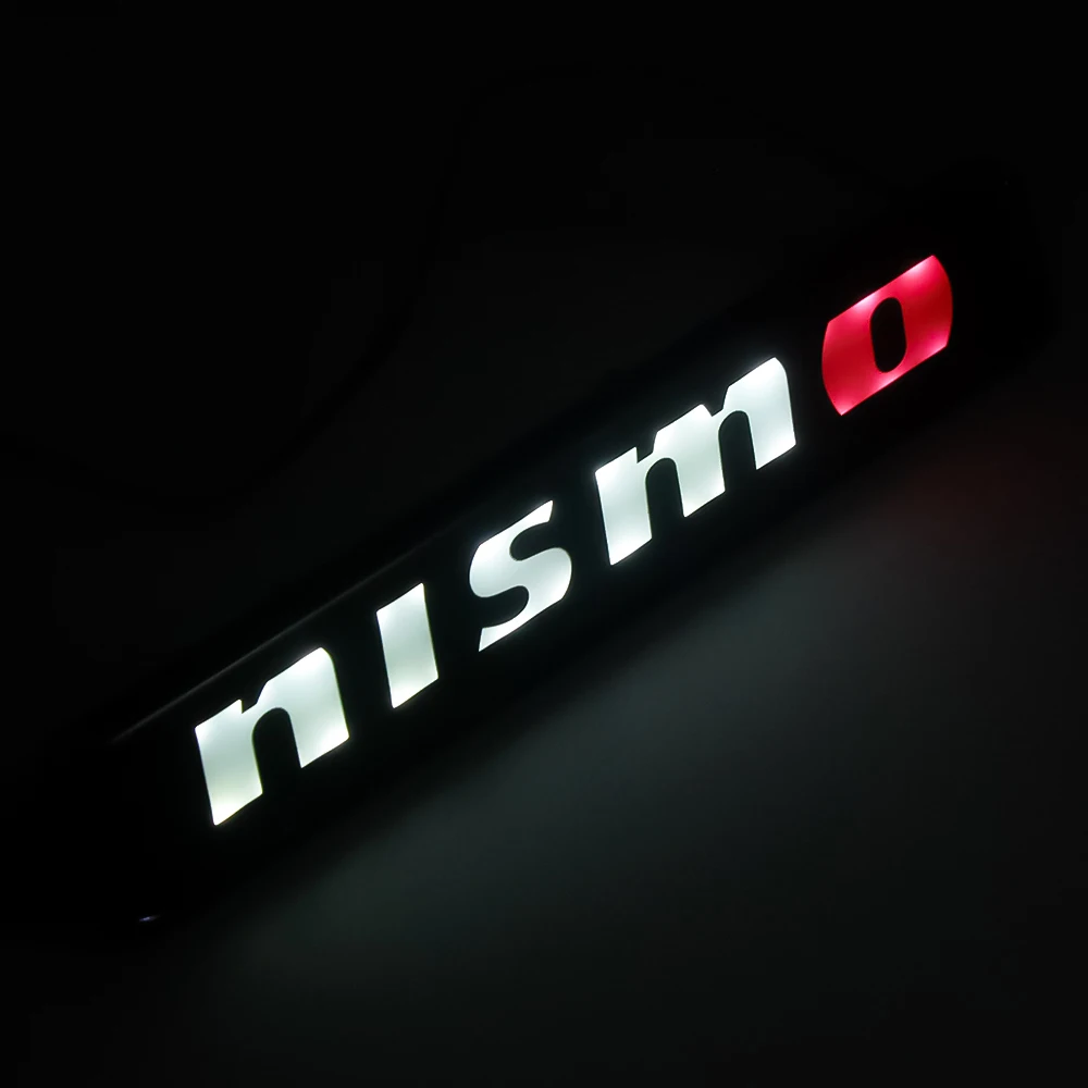 

Car Decorative Lights LED Front Hood Grille Emblem Badge Decoration For Nissan Nismo Qashqai J11 J10 Juke X Trail T32 Accessorie