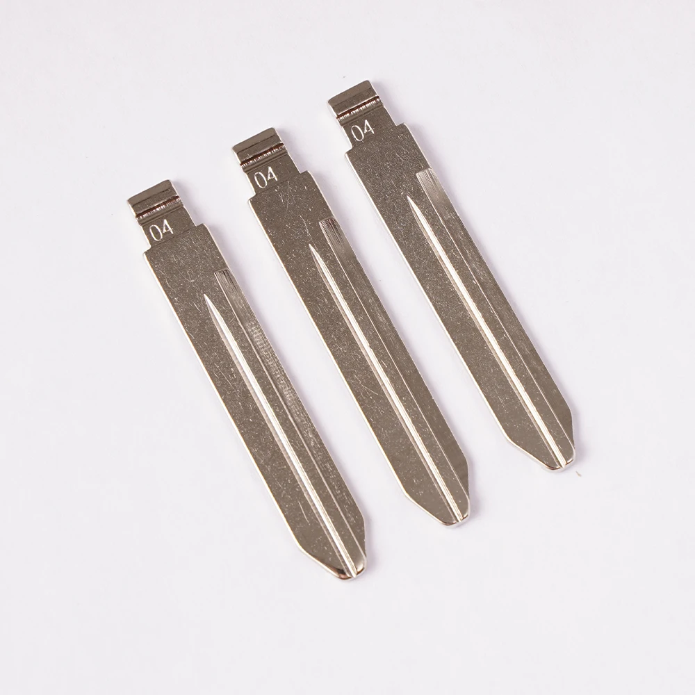10 шт. 04 # CY24 Металлический необрезанный пустой откидной лезвие дистанционного