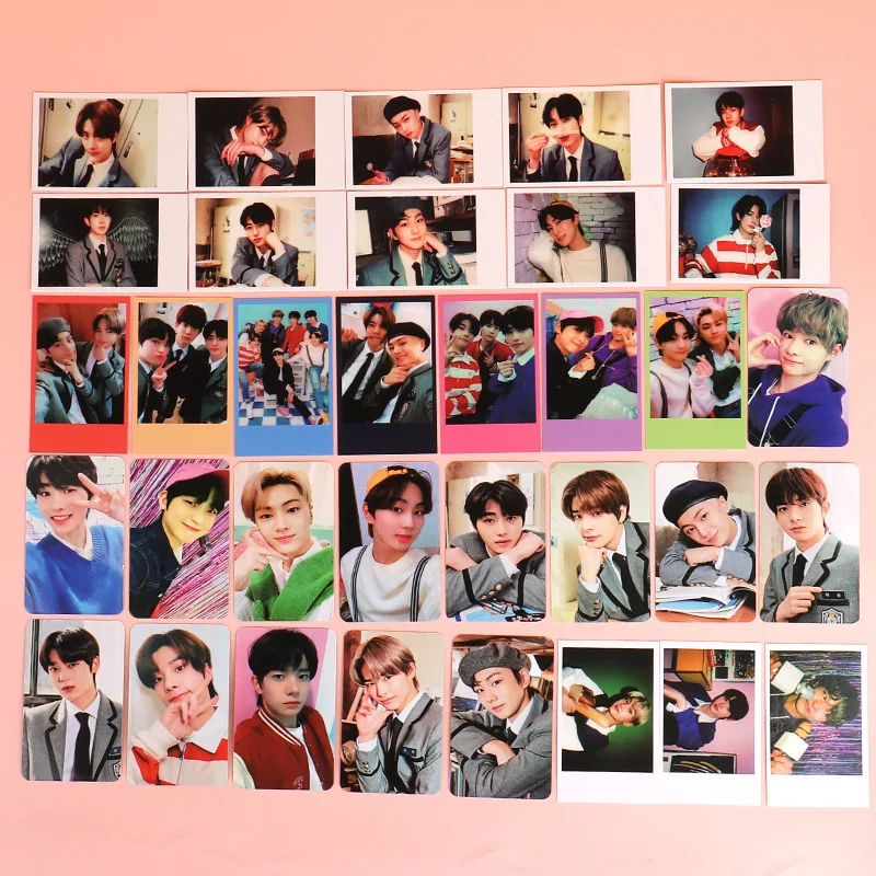 

7Pcs/Set Kpop ENHYPEN Photocards Ggu Ggu Package 2021 Postcards Self Made Paper Card Fans Collection