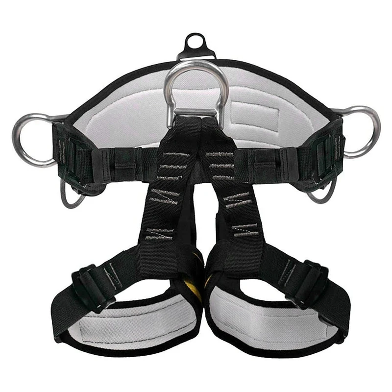 NEW-Climbing Harness Half Body Harnesses Protect Waist Safety Harness For Caving Rock Climbing Rappelling Climb A Tree