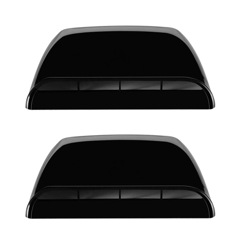 

2X Auto Car 3D Simulation Air Flow Decorative Intake Hood Scoop Bonnet Vent Cover