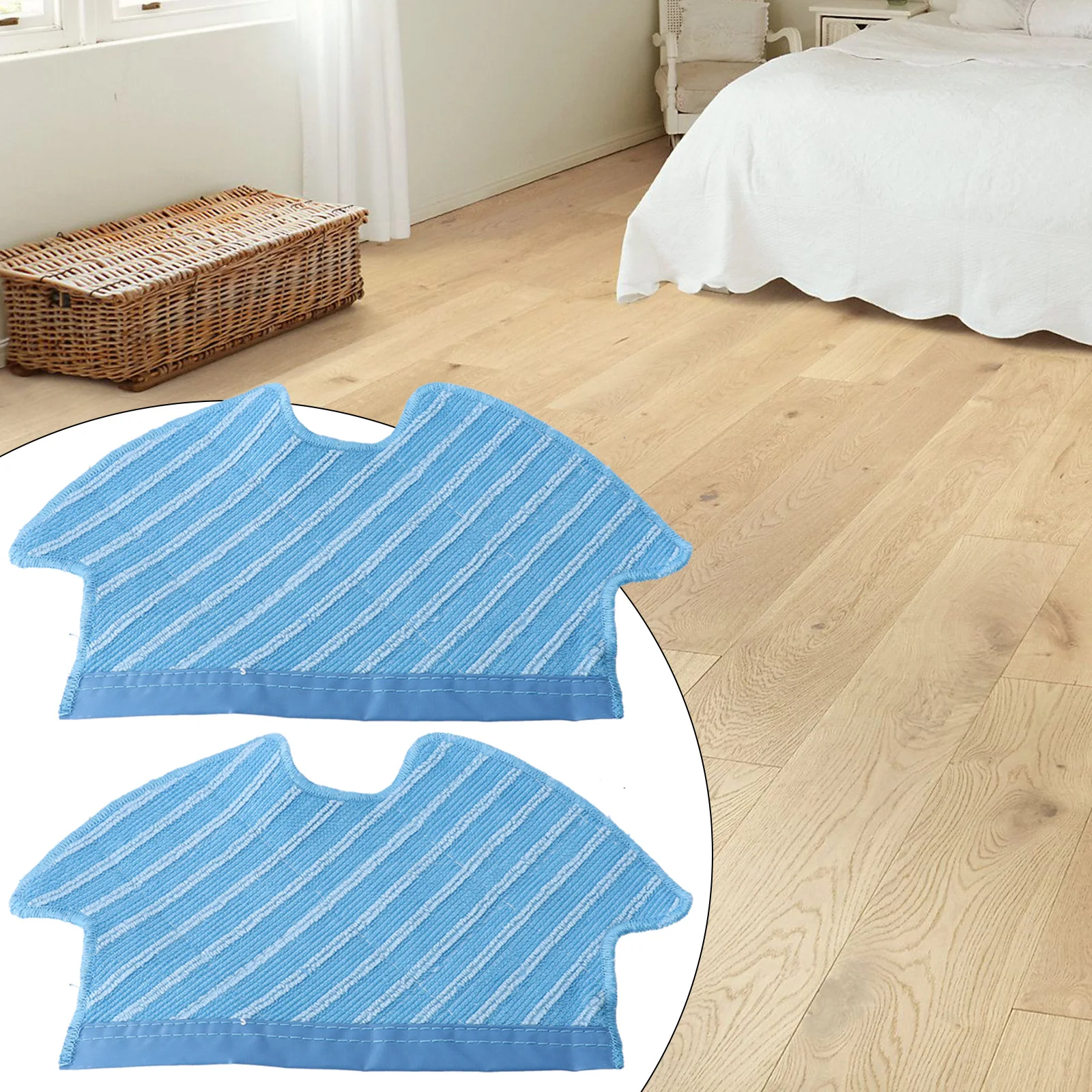 

2pcs Mop Cloth Cleaning Pad For Ecovacs 10002400 For Vacuum Robot O900 O905 Cleaner Accessories Matched Equipment Household