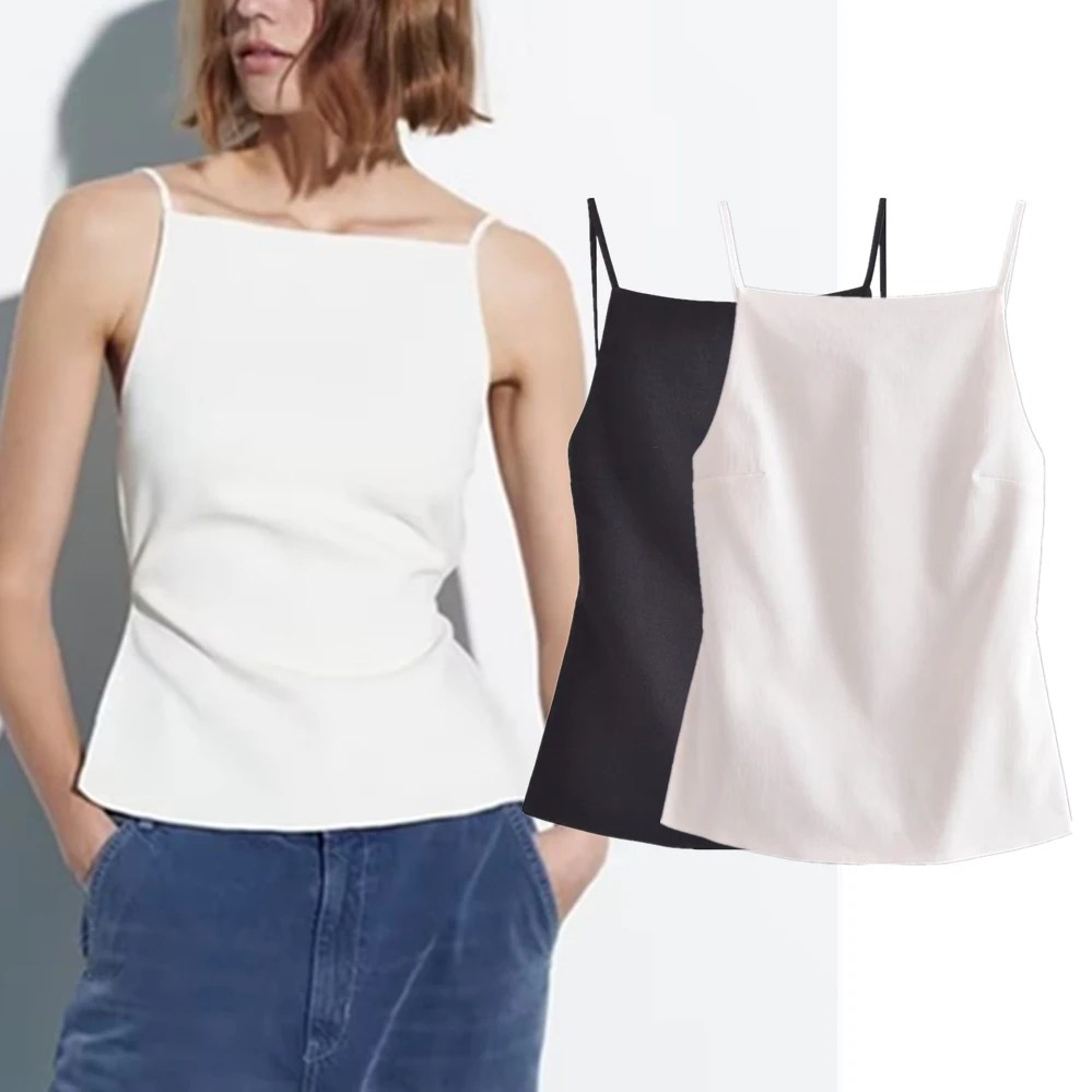 

Maxdutti High Street Ladies Sexy Tshirts Women Backless Camisole Top Fashion Summer
