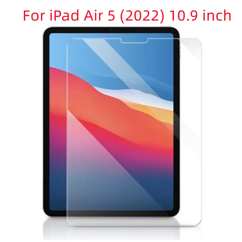 

9H Tempered Glass Screen Protector For iPad Air 5 10.9 Inch 2022 A2589 A2591 Tablet Anti Scratch Bubble Free HD Protective Film
