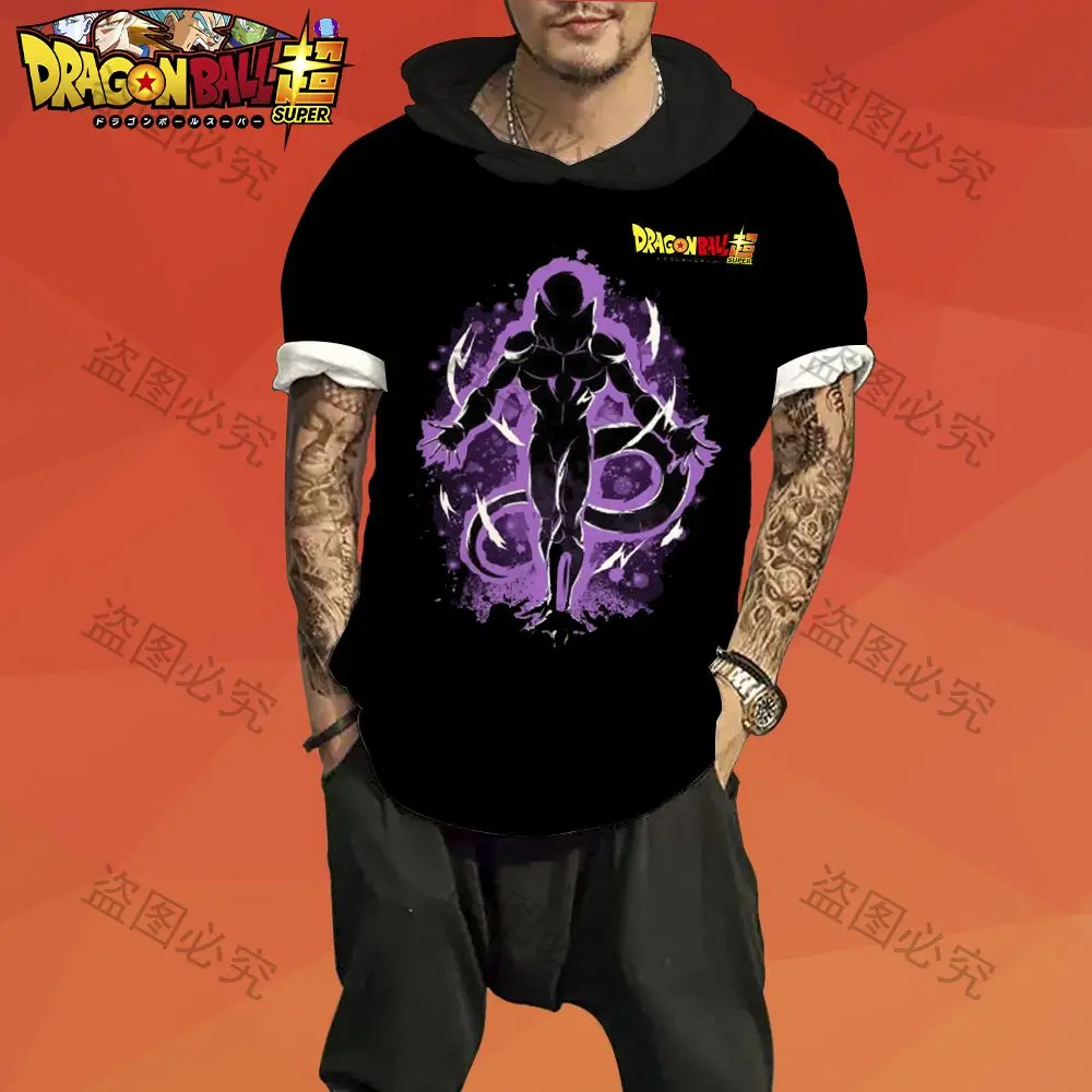 

Streetwear Oversized T-shirt Spring Summer Men's Clothing Hoodie Hot Sale Dragon-Ball-Z Short Sleeve Harajuku Trendy Leisure 3XL