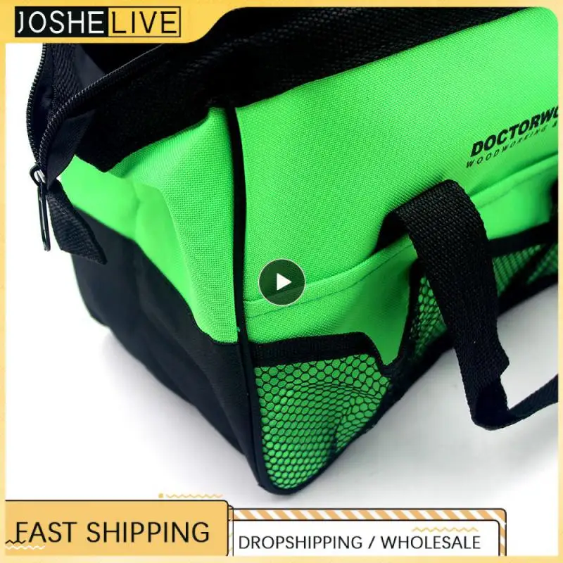 

Multifunctional Tool Bag Large Garden Canvas Pockets Tool Storage Organiser Tote DIY Kit Gardener's Choice Tool Cabinet Storage