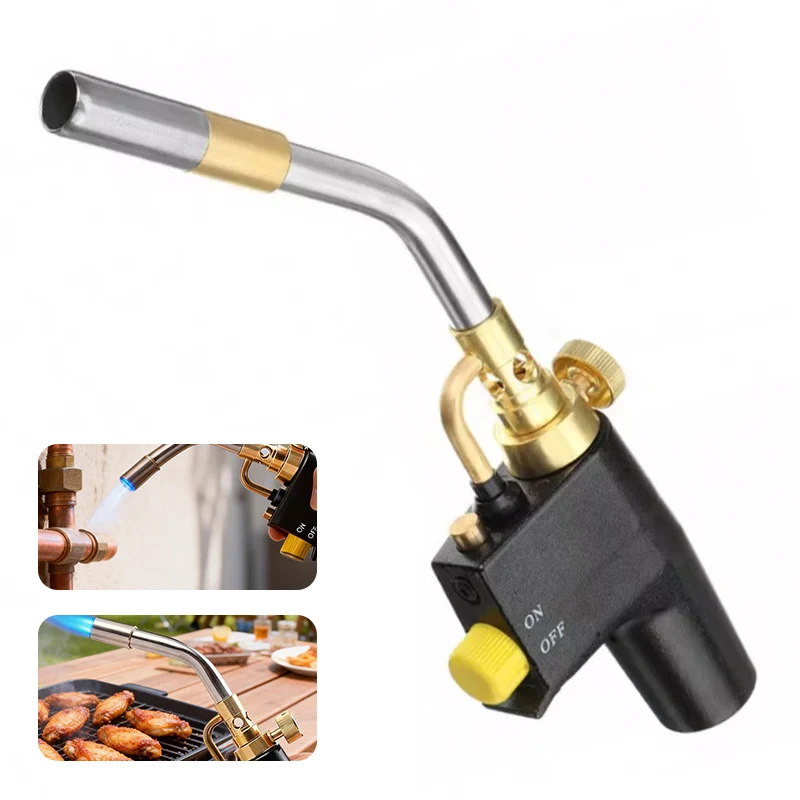 

Газовая горелка MAPP для сварки, пайки, сантехнических работ, барбекю, кулинарии, DIY, нагревательный инструмент