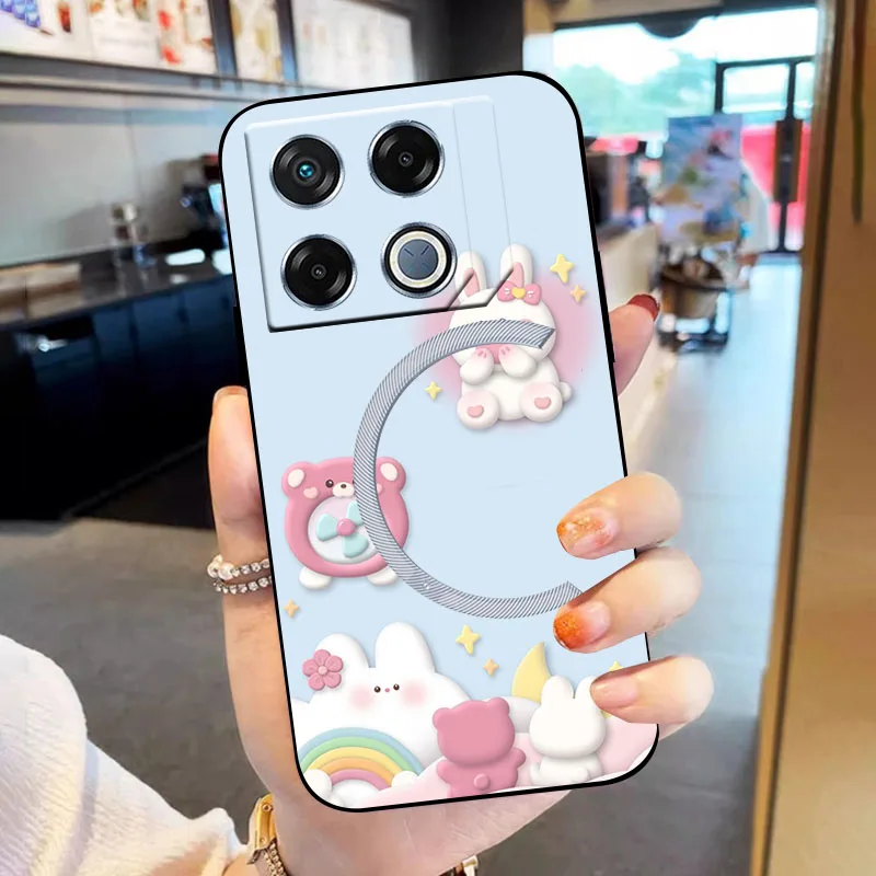 Чехол для Infinix GT 20 Pro GT20Pro мягкий черный противоударный чехол из ТПУ силиконовый