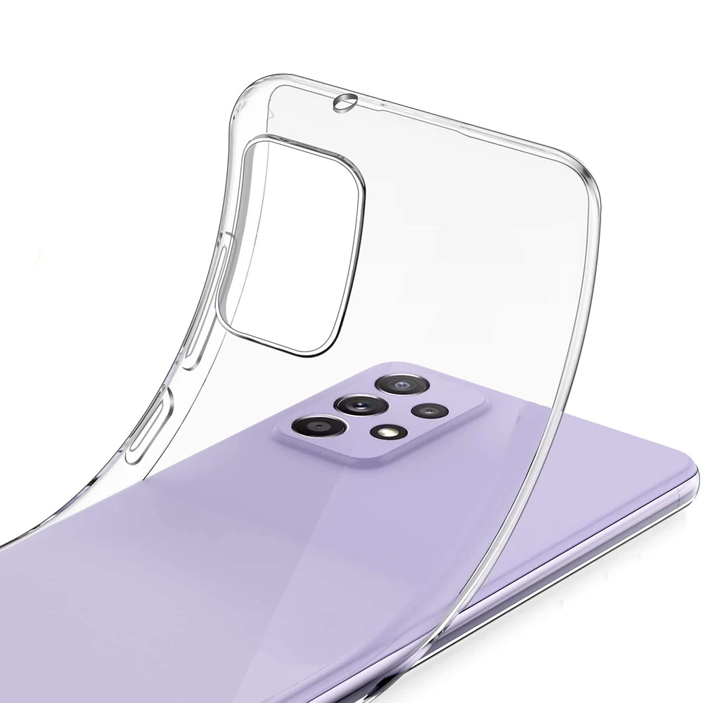 Tanie Antypoślizgowa Miękka TPU Etui Do Samsung Galaxy S22 Ultra S22 S22 + Plus S20 S21 FE S10 Lite S10e Przezroczysta Osłona Ochraniacza