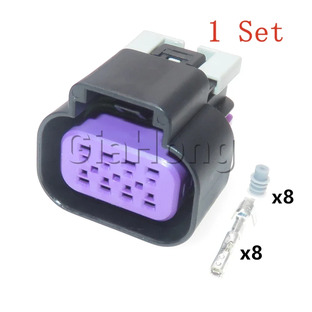 

1 комплект 8-контактный 15326835 15326839 Автоматический дроссельный клапан в сборе переменного тока, электрический провод, кабель, мужской и женский, док-станция, водонепроницаемая розетка