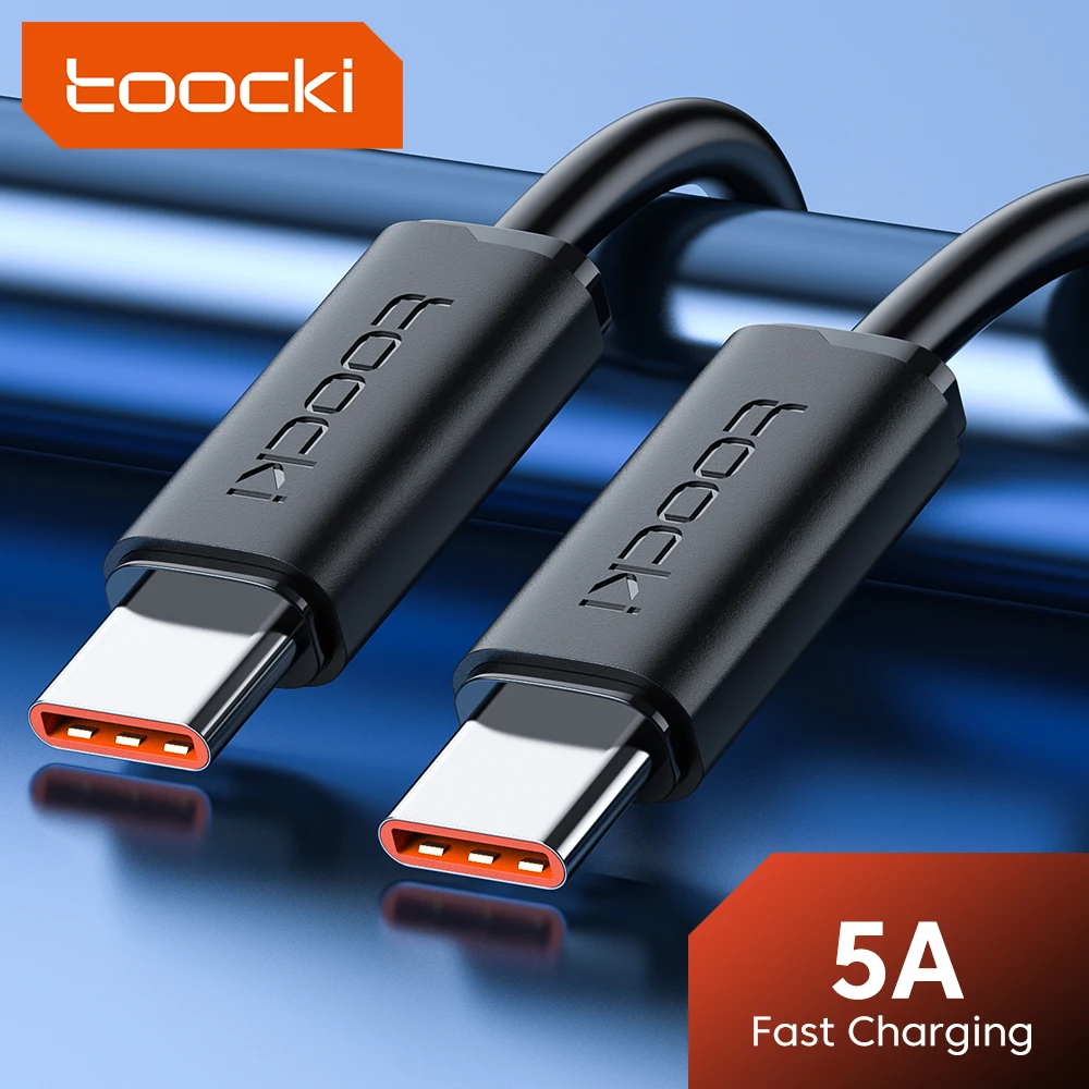 Usb-кабель Toocki для быстрой зарядки Huawei Matebook X PRO14 Xiaomi Air Lenovo Yoga5, 5 А, 100 Вт