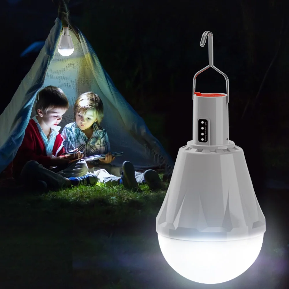 

Уличная лампа на солнечной батарее, водонепроницаемый светильник с питанием от USB для кемпинга, двора, сада, кемпинга, подвессветильник