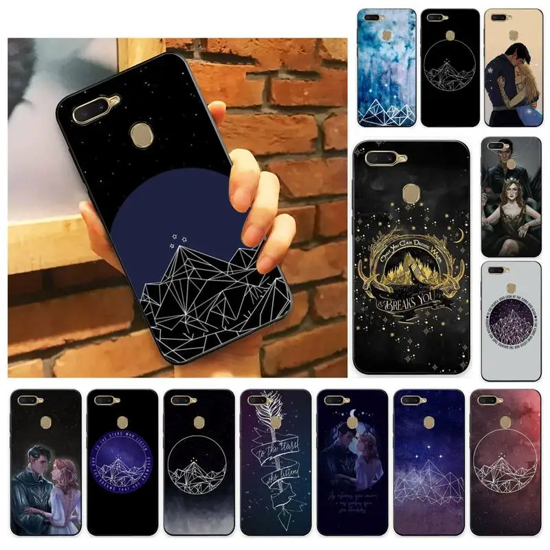 

A Court of Mist and Fury Sarah J Maas Phone Case For Oppo A9 Realme C3 6Pro Coque For vivo Y91C Y17 Y19 Back Cover