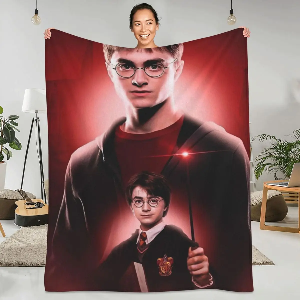 Одеяла из фильмов H-HARRY P-POTTER фэнтезийные литературные романы фланелевое одеяло