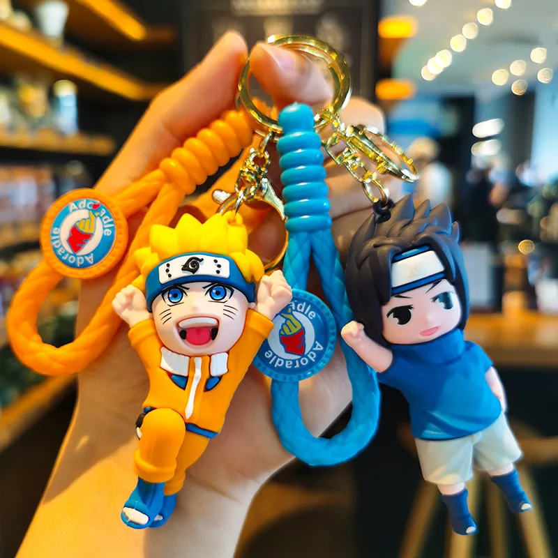 

New Style Naruto Doll Pendant Anime Figures Namikaze Minato Uchiha Ltachi Backpack Keychain Bag Keyring Pendant Birthday Gift