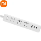 Оригинальная розетка Xiaomi Power Socket 1,8 метра, высококачественный адаптер из фосфористой бронзы с 3 портами USB, 5 В, 2 А, быстрая зарядка
