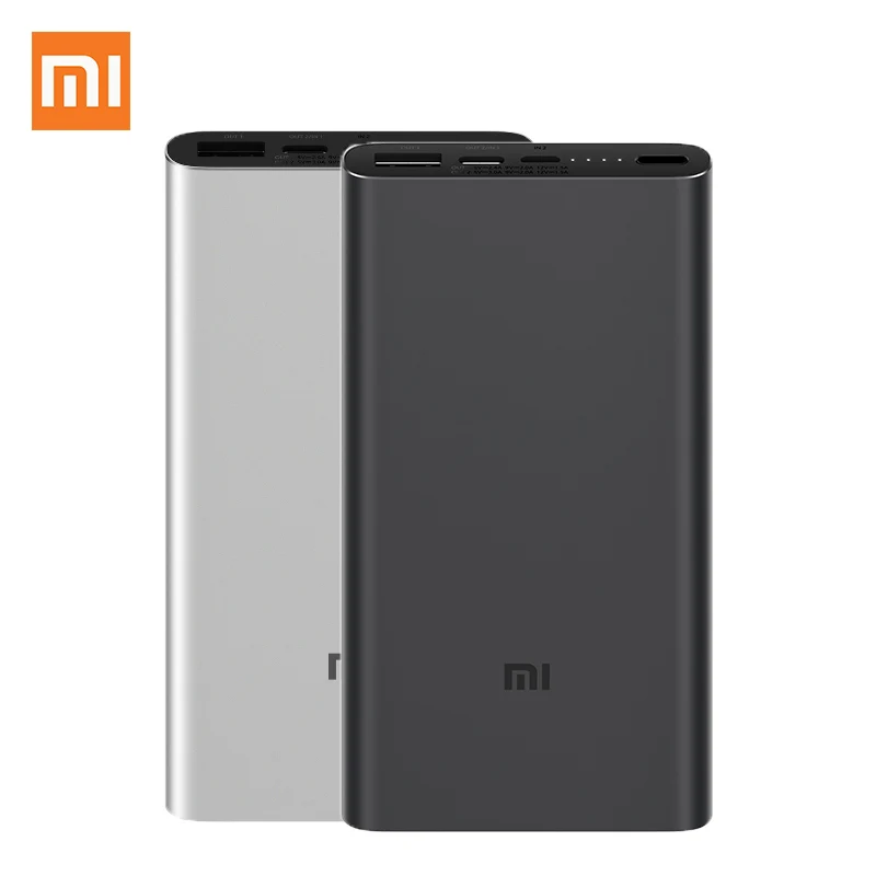 Оригинальный внешний аккумулятор Xiaomi Power Bank 3 10000 мАч PLM12ZM USB Тип C QC3.0 18 Вт Быстрая