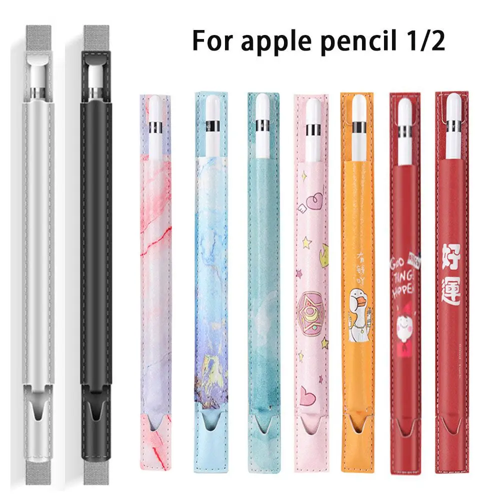 

Soft Simple Flexible Leather Pencil Case Tablets Pen Bags Stylus Pen Cover Tablet Touch Covers For Apple Pencil 1 2