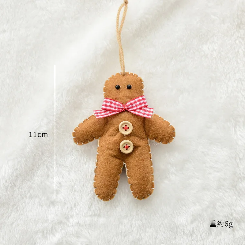 

Рождественская подвеска из шерстяного фетра