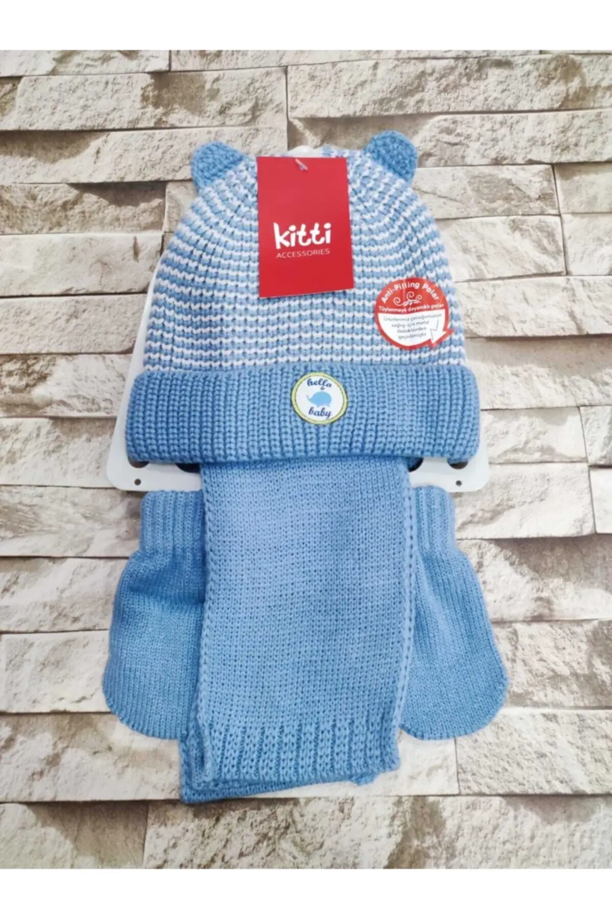 

Комплект из шарфа, шапки и перчаток для мальчиков 1-4 лет iceli Pollar, берет и перчатки 3 шт. Набор