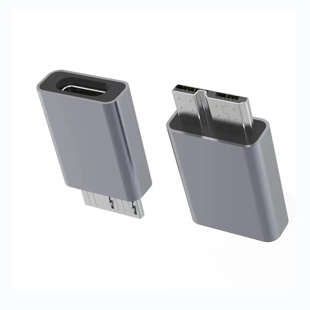 Переходник Usb 3.1 Type C Мама-Micro 3 0 папа алюминиевый Портативный зарядный внешний