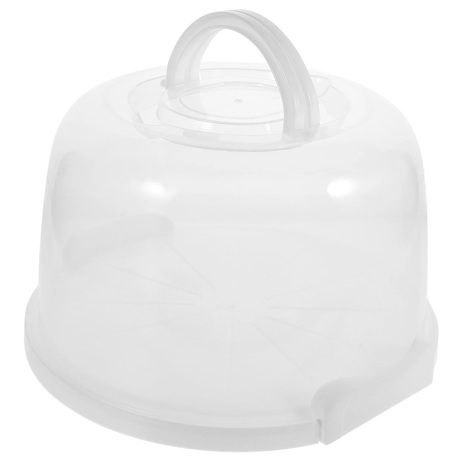 

Dessert Containers Storage Box Clear Cake Carrier Multi-function Case Packing Birthday White Holder Carrying