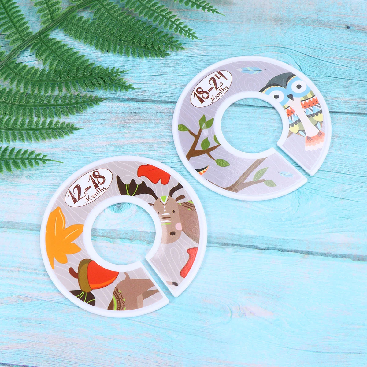 

8Pcs Size Divider Round Hangers Dividers Cartoon Closet Dividers Baby Clothing Age Dividers Designs Closet Dividers