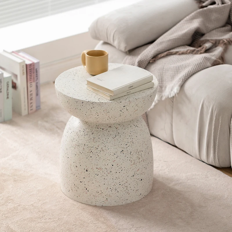 

Side Table Creative Cafe Homestay Cream Wind Sofa Small Coffee Table Art Living Room Balcony Coffee Table Storage Table