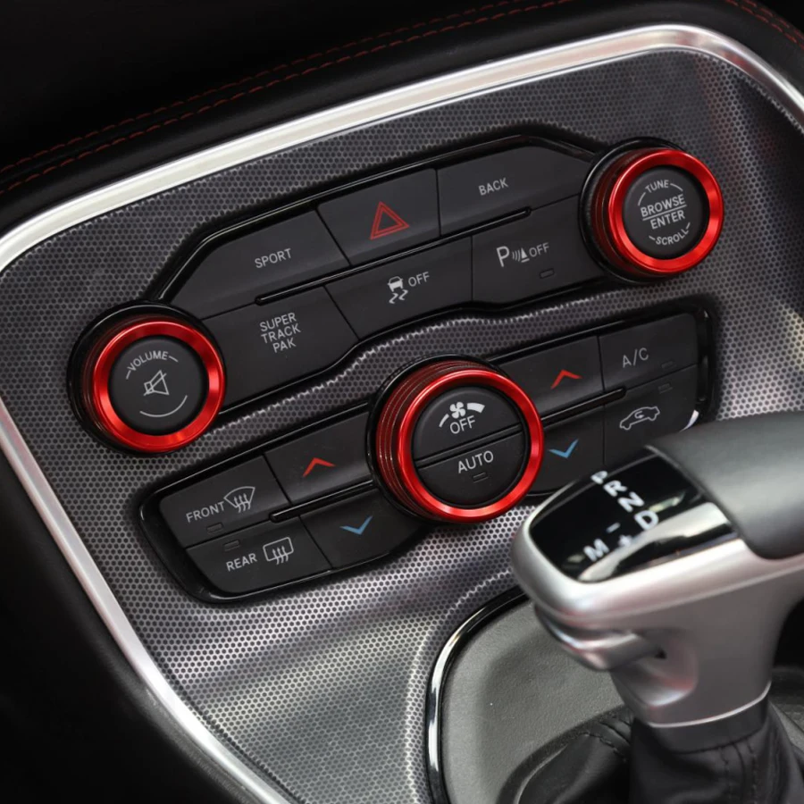 

3 шт./набор, декоративное кольцо для автомобильного кондиционера Dodge Challenger 2015-2023