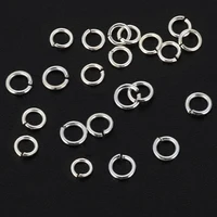 30pcslot 925 sterling silver open jump rings split ring for diy earrings bracelet connectors jewelry making findings components