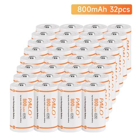 PALO CR123 CR123A литий-ионный 3,7 В 16340 16350 аккумуляторные батареи для лазерной ручки светодиодный фонарик