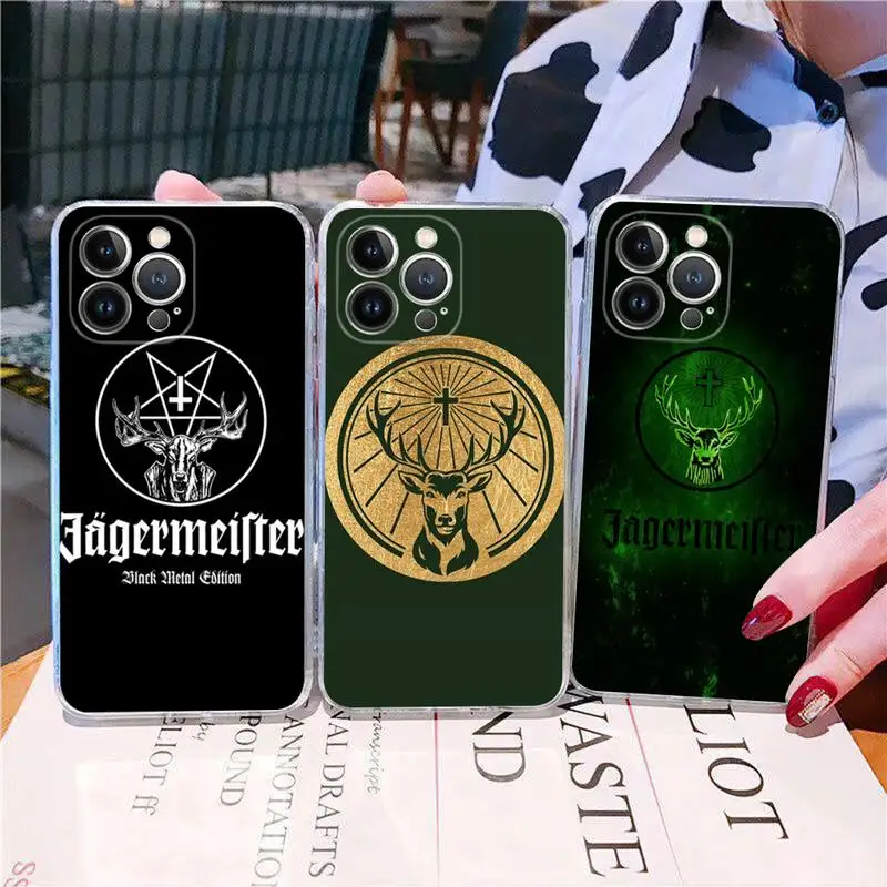 

Jagermeister Logo Phone Case for iPhone 11 12 13 Mini Pro Max 8 7 6 6S Plus X 5 SE 2020 XR XS Case shell