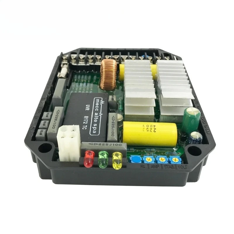 Фото Автоматический регулятор напряжения UVR6 для однофазных и трехфазных генераторов, стабилизатор напряжения, запасные части для регулировки напряжения генератора №4