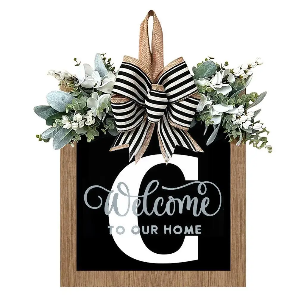 

Весенняя искусственная Цветочная летняя гирлянда для входной двери, домашняя стена, свадьба, вечеринка, фермерский праздник D F5n9