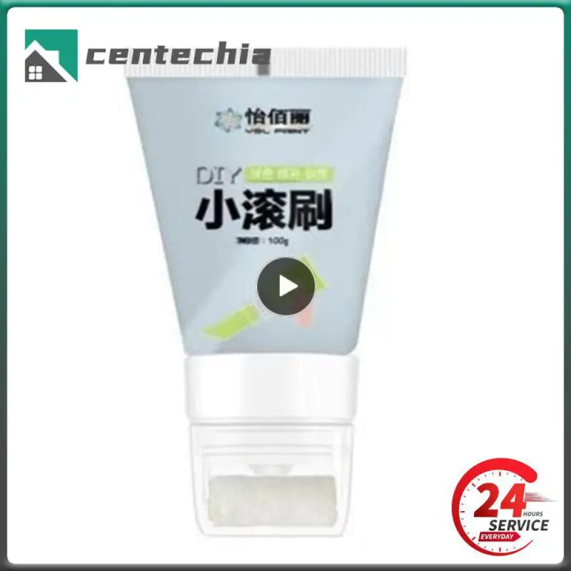 

Small Rolling Brush Wall Latex Paint Wall Mending Agent Wall Repair Cream With Scraper Paint Valid Mouldproof Quick-Drying Patch
